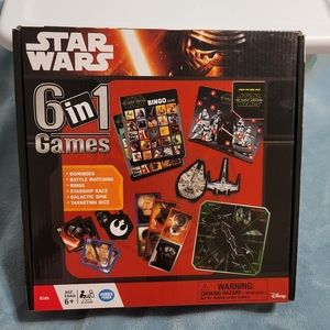 NEW 2015 Star Wars The Force Awakens: 6-in-1 Game Collection Pack Disney Sealed